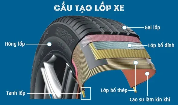 Cấu tạo của vỏ xe