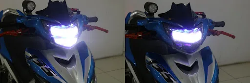 Đèn led 2 tầng yamaha